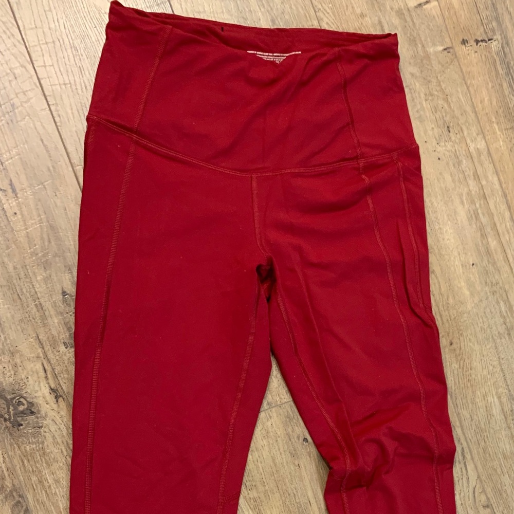 Red Victoria’s Secret Leggings